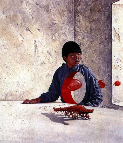 Bloodchild, Octavia E. Butler, Wayne Barlowe, Painting, 1985 | Wayne barlowe, Sci fi art ...