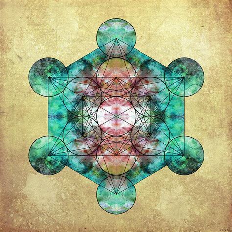 Metatron's Cube Digital Art by Filippo B