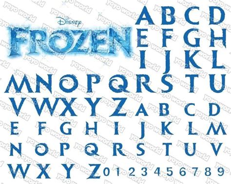 Frozen Font Free - Dafont Free