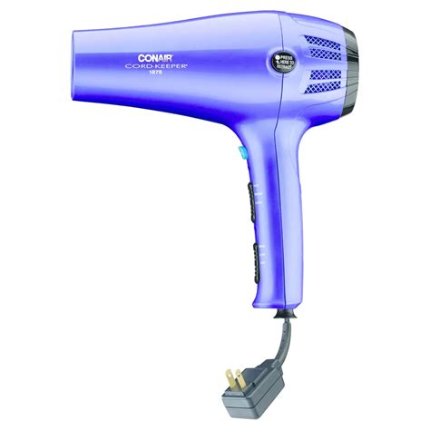 Conair Cord Keeper Hair Dryer with Folding Handle and Retractable Cord ...