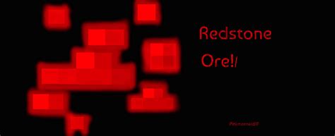 Redstone Ore! by Pinkmermaid1 on DeviantArt