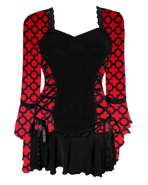 Corsair Pirate Costume with Bolero Top, Red Queen - Dare Fashion