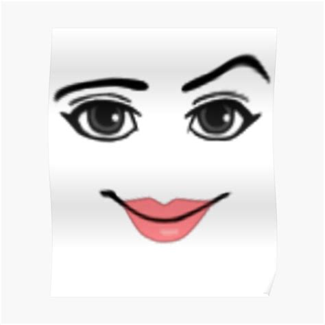 "Frau Gesicht Roblox" Poster von CoreyArms | Redbubble