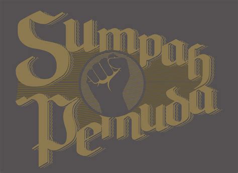 Lettering Typography Sumpah Pemuda | Indonesia