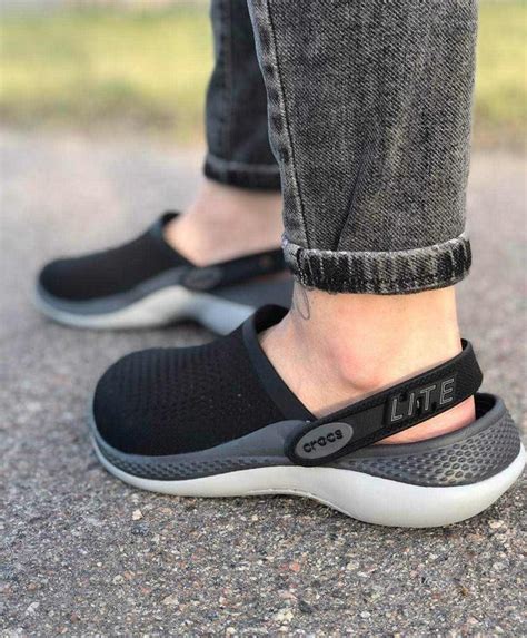 Crocs Literide 360 Clogs (Black Grey) – Bootify Trends