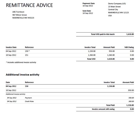 Top 5 Free Remittance Templates – Word Excel Templates