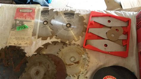 Assorted Skil Saw Blades, 8” Dado Blades - Bodnarus Auctioneering