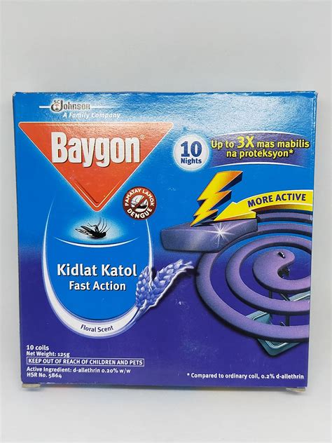 Baygon Kidlat katol Fast Action floral scent | Lazada PH