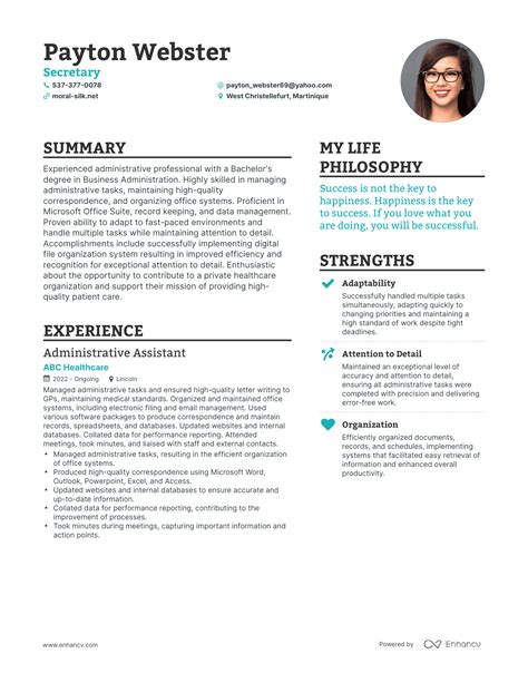 3 Secretary Resume Examples & How-To Guide for 2024