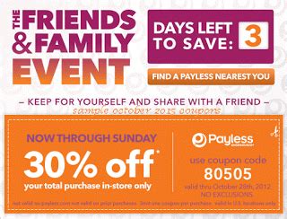 Printable Coupons: Payless Shoes Coupons | Free printable coupons, Printable coupons, Coupons