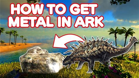 How to get Metal in ARK - YouTube