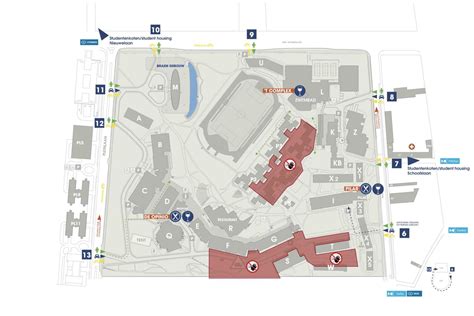 Campusplan | Vrije Universiteit Brussel