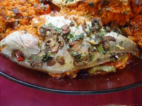 Safaa in the Kitchen: Baked Fish and Rice