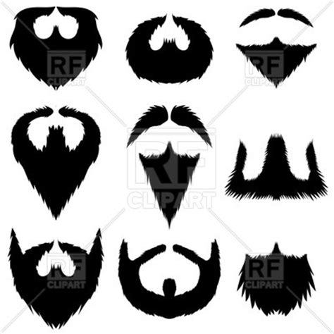 Beard Silhouette Vector at Vectorified.com | Collection of Beard ...