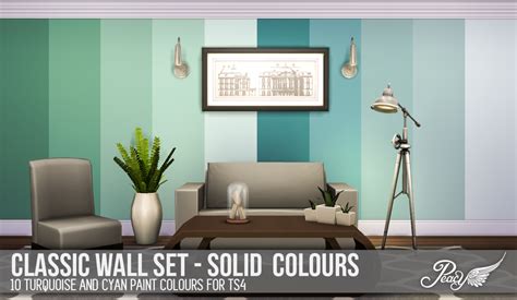 Peace's Place : Here is my Classic Wall set for TS4. Now you see...