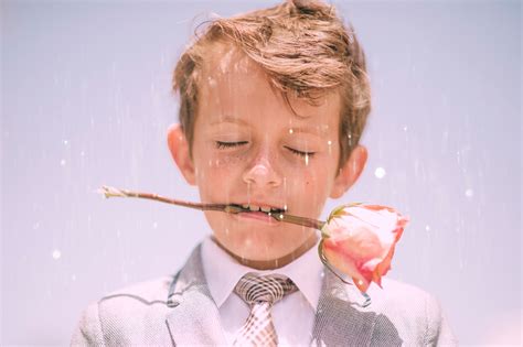 Free Images : person, boy, singer, rose, child, holding, mouth, face ...