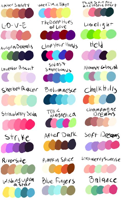 Put a Character + a Color Palette in My Ask Box and I’ll Draw It! | Màu sắc, Phối màu, Bảng phối màu