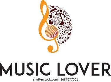 Colurfull Music Lover Logo Design Stock Vector (Royalty Free) 1697677561 | Shutterstock