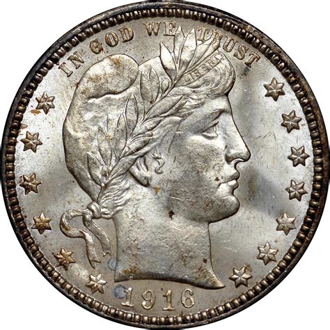 1916 BARBER 25C MS | Coin Explorer | NGC