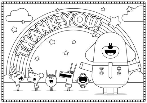 Hey Duggee Rainbow Colouring Sheet - Hey Duggee Official Website | Toy ...