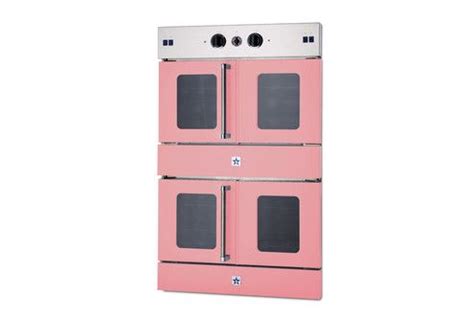 Gas Wall Ovens - in pink! | French door oven, Vintage oven, French doors