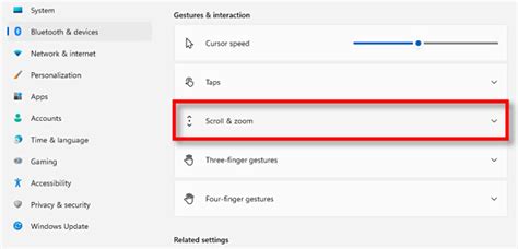 How to Change Touchpad Scroll Direction on Windows 11