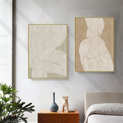 Wall art - Abstract Line 2 sets- Canvas Prints- Poster Prints - Art ...