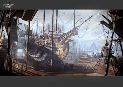 ArtStation - Very Old Shipyard