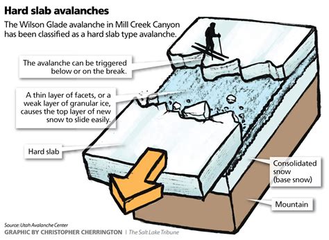 ArtStation - Hard Slab Avalanches - Infographic