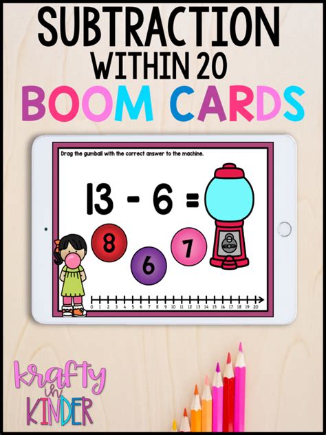 Free Math Boom Cards - Krafty in Kinder