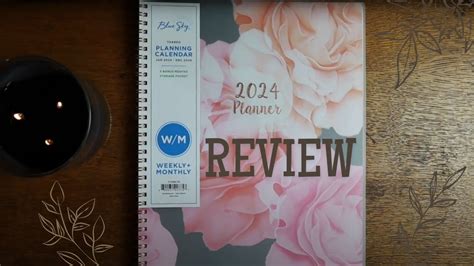 Blue Sky 2024 Weekly and Monthly Planner Review - YouTube