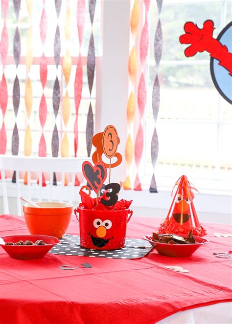 Easy Elmo Birthday Party Ideas - The Homes I Have Made