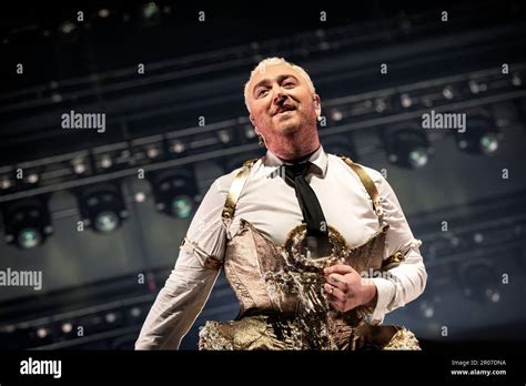 Oslo, Norway. 06th May, 2023. The English singer and songwriter Sam Smith performs a live ...