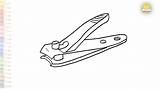 Nail Clipper Coloring Page sketch template