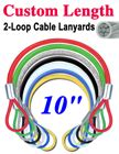 Stainless Cable Lanyards: Steel Wire Rope Cord Leash Lanyard Supplies - usalanyards.com