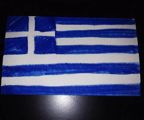 DIY Flag Art: Greece - Instructables