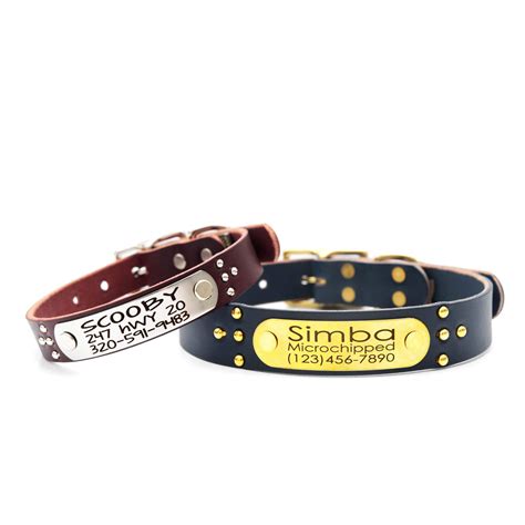 Leather Dog Collars - Custom, Personalized & Handmade