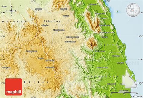 Physical Map of Eacham