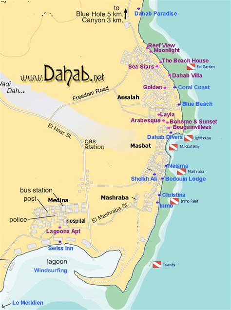 Dahab Map