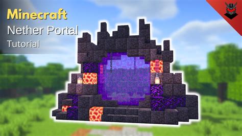 Minecraft: How to Build a Dark Nether Portal | Nether Portal Design (Tutorial) - YouTube