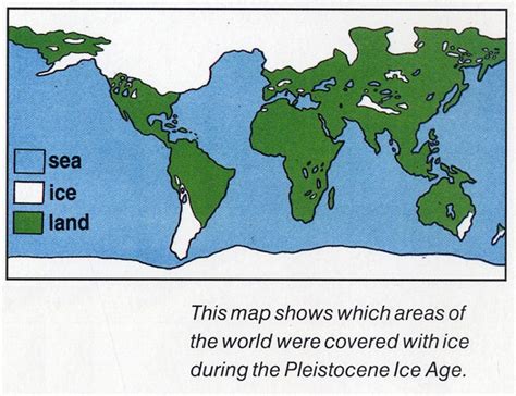 Map Of The World During The Ice Age - Direct Map