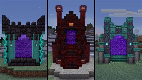 Cool Nether Portal Designs Small : Who Says Nether Portals Have To Be ...