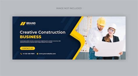 Premium Vector | Creative Construction banner design