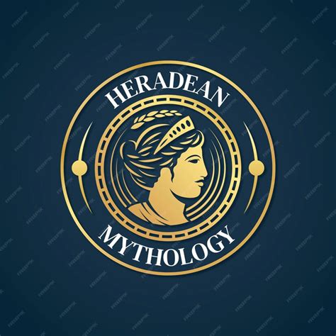 Premium Vector | Detailed goddess logo with golden elements