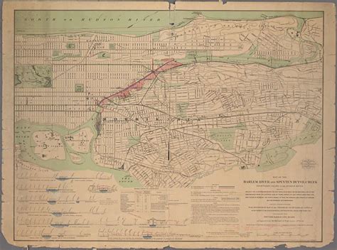 Map of the Harlem River - PICRYL Public Domain Search