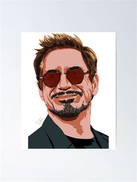 "Robert Downey Jr - Vector Art" Poster by Harsh999 | Redbubble