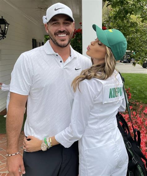 Brooks Koepka celebrates LIV Golf win wife Jena Sims before Masters