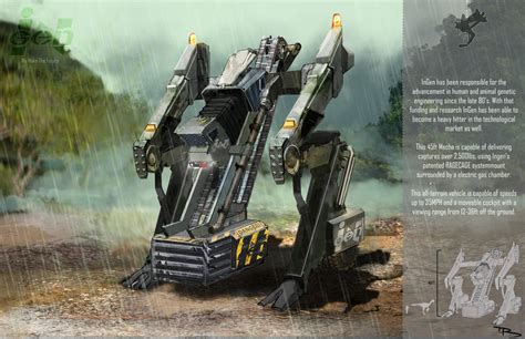 InGen Jurassic Park Mech Rendering by dbocanegra on DeviantArt