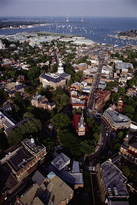 aerial-view-of-annapolis-and-chesapeake-bay-2 - Maryland Pictures - Maryland - HISTORY.com