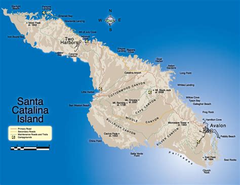 Catalina Island Map - Free Printable Maps